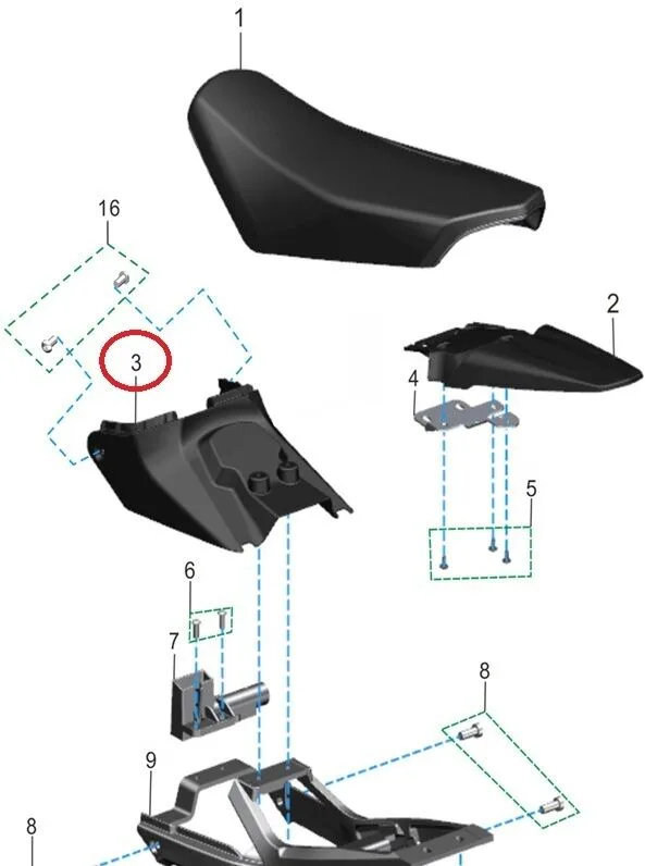 plast pod sedlo k zámku Sting