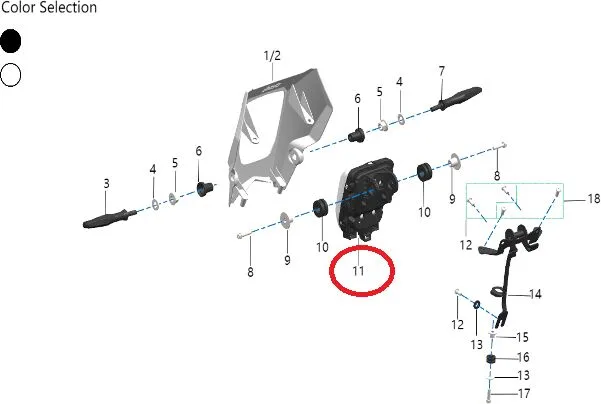 Přední světlo Talaria Komodo L3e