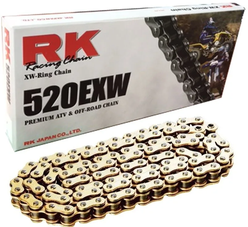 řetěz RK 520 EXW Gold 120čl.